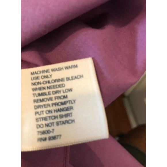 STAFFORD THE SUPER SHIRT Men's 16/34-35 L.S. Purple - Picture 4 of 7